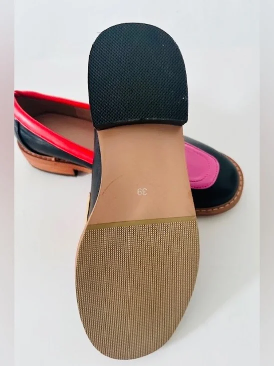 FUNKY Loafers Colourful Slip On NEW Sz 39 US 8.5 - Picture 6 of 6